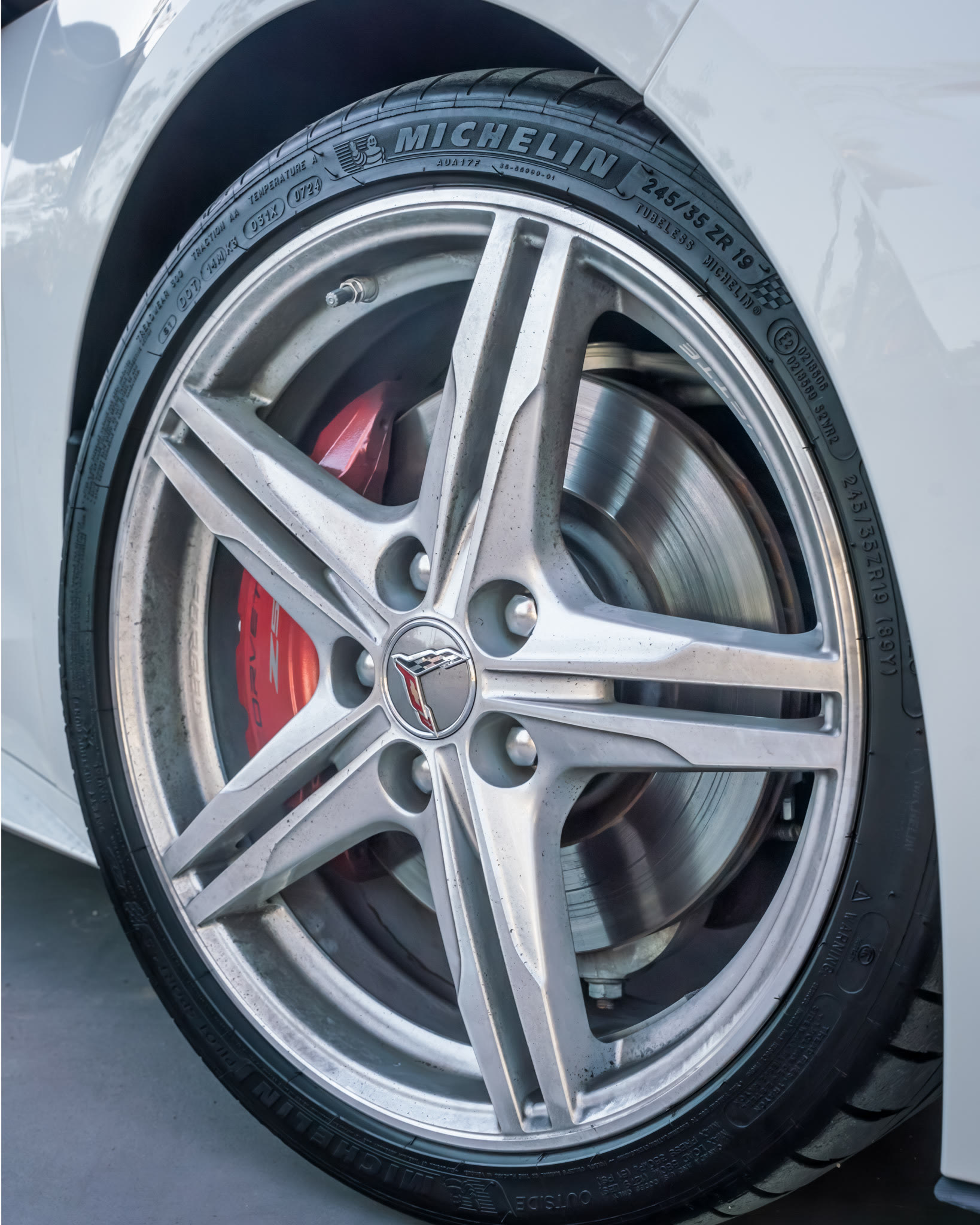 Alloy wheel detailed by Waddles Detailing
