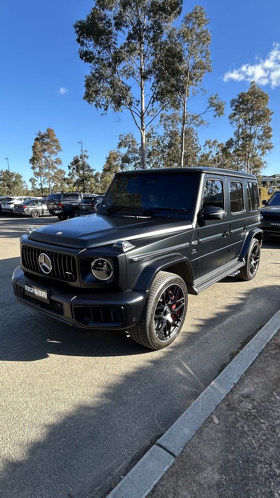 Black G63 after a Tee Off Tidy detail