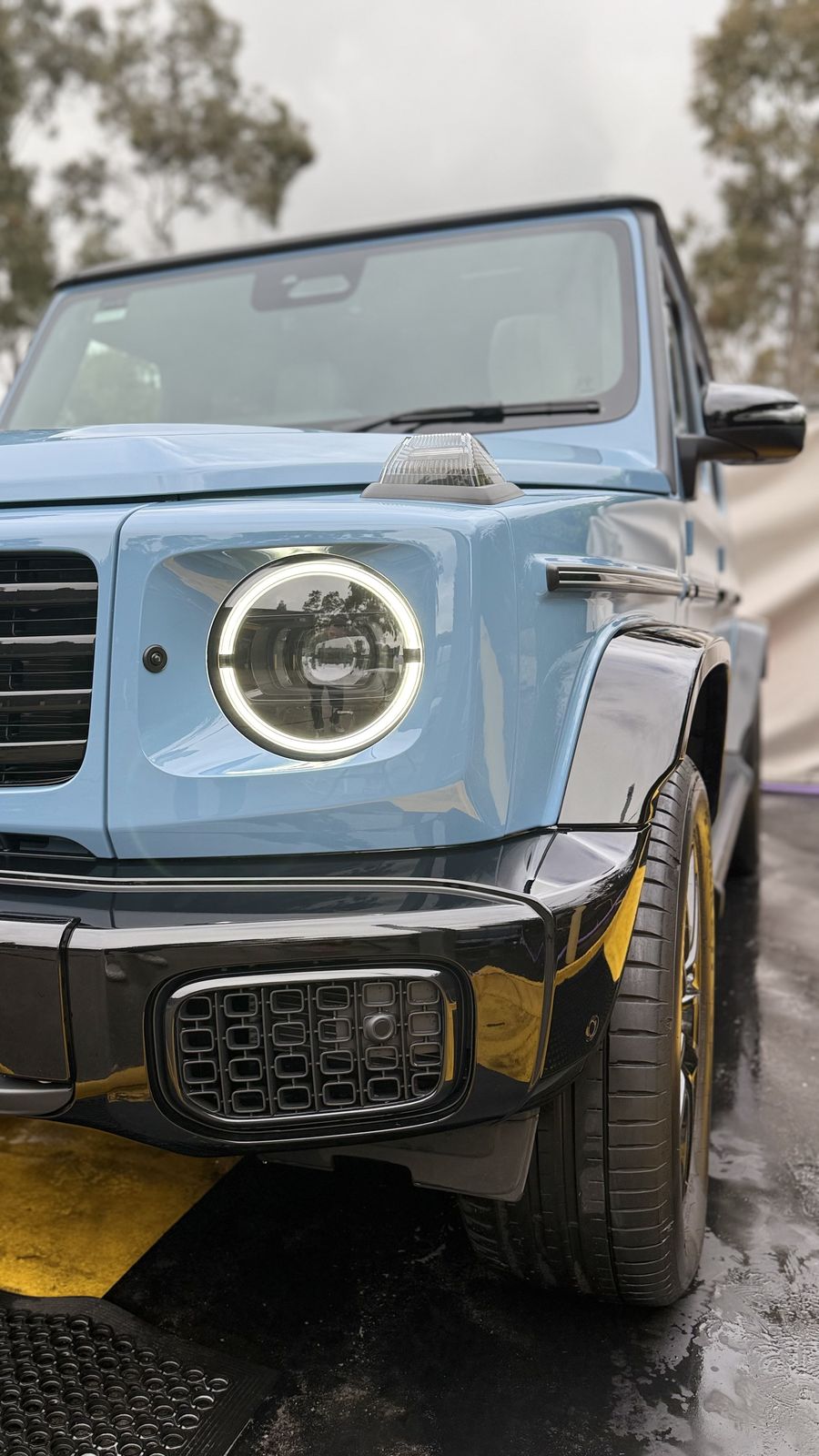 Pale blue G-Wagon detailed by Tee Off Tidy