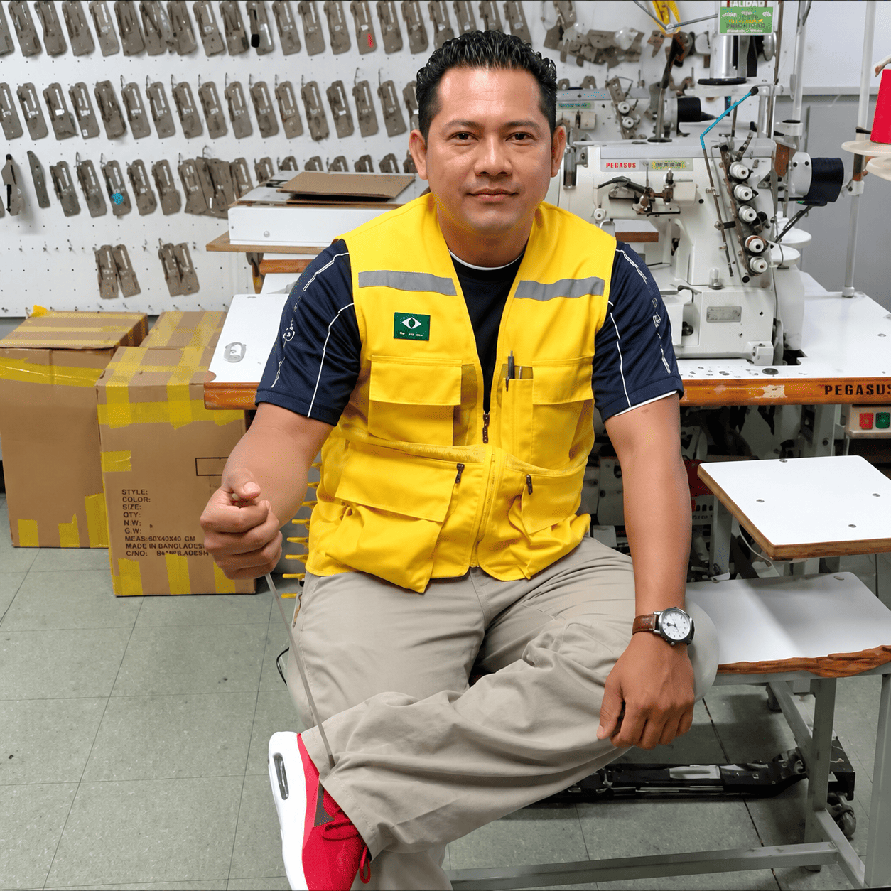 Meneces serving industrial sewing clients in Oklahoma