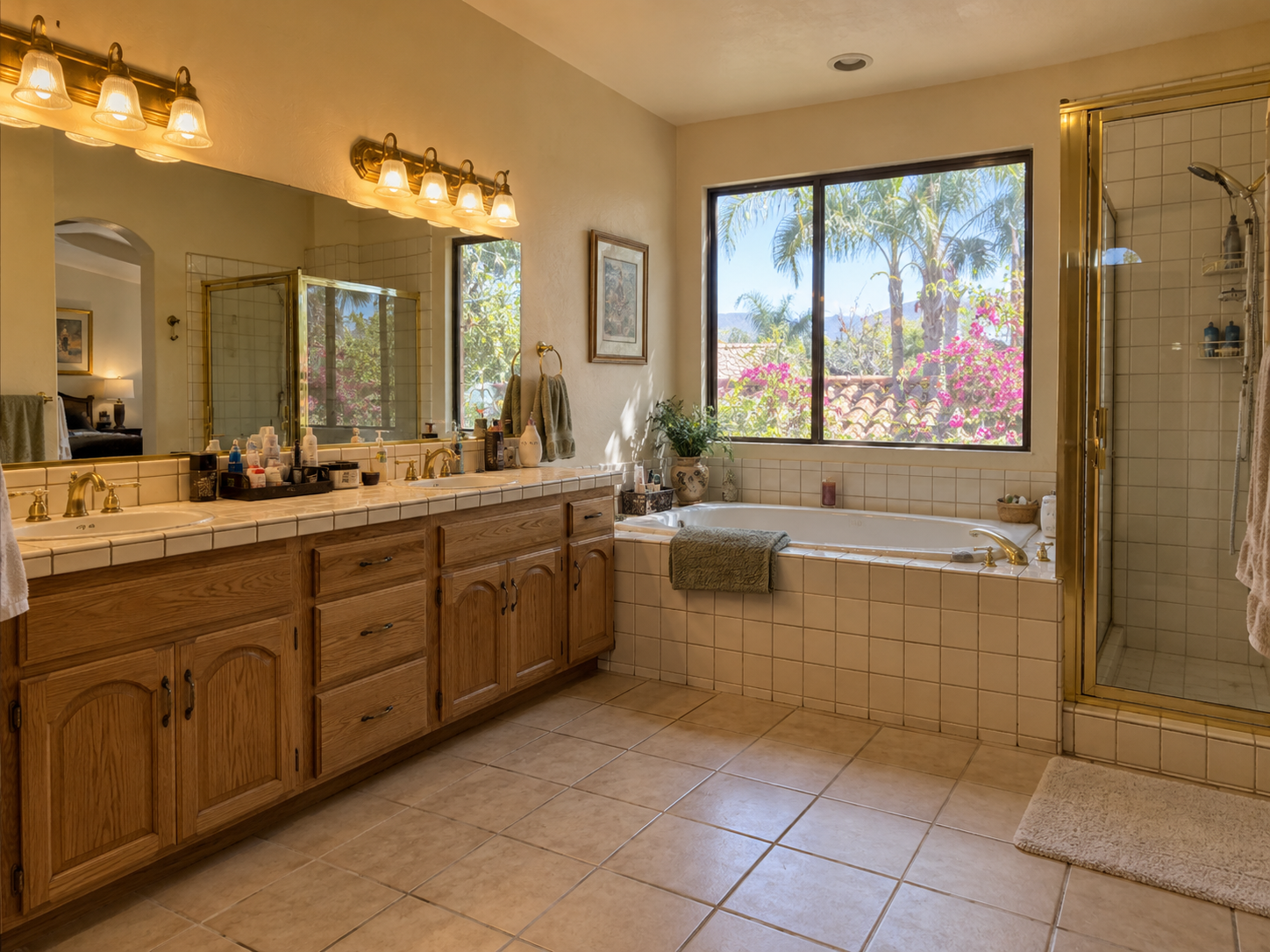 California bathroom before renovation