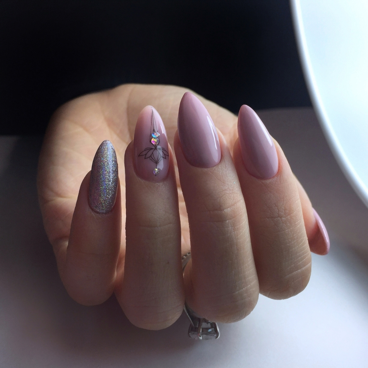 Nail art at Gaia Organic Nails Walnut Creek