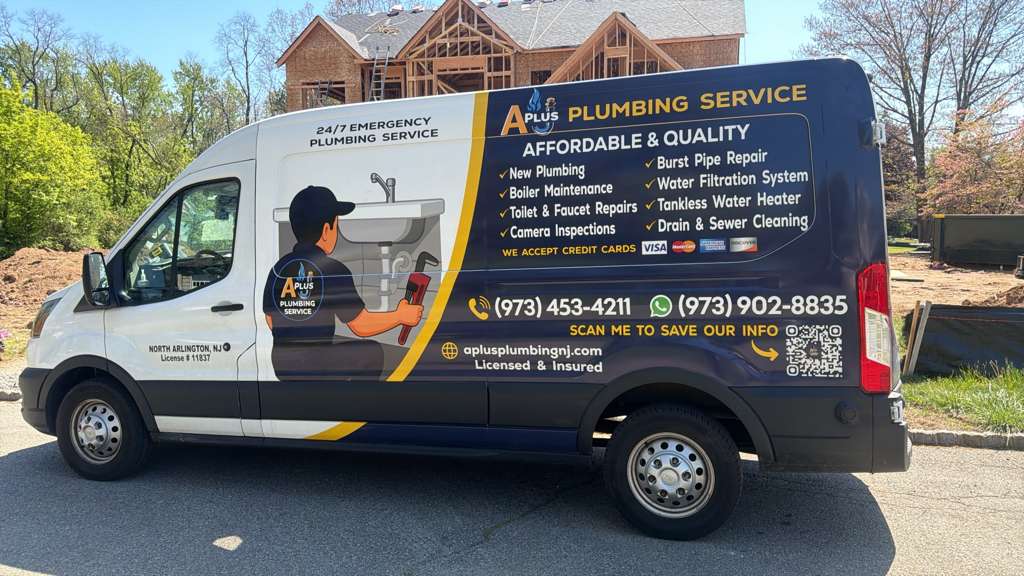 A Plus Plumbing Service Van