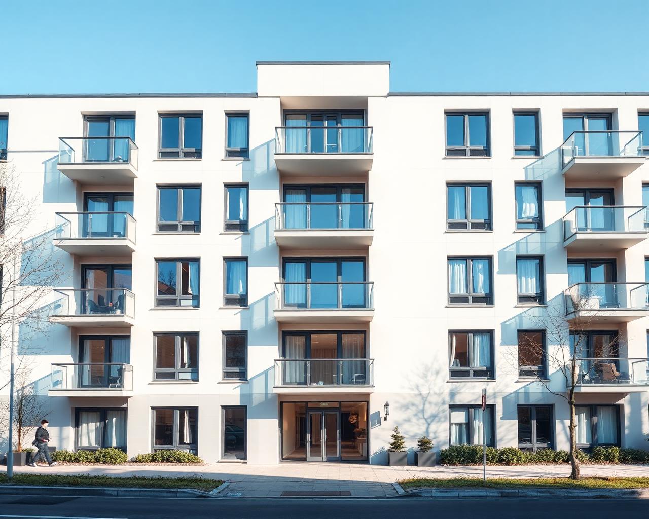 Modernes Wohngebäude in Berlin