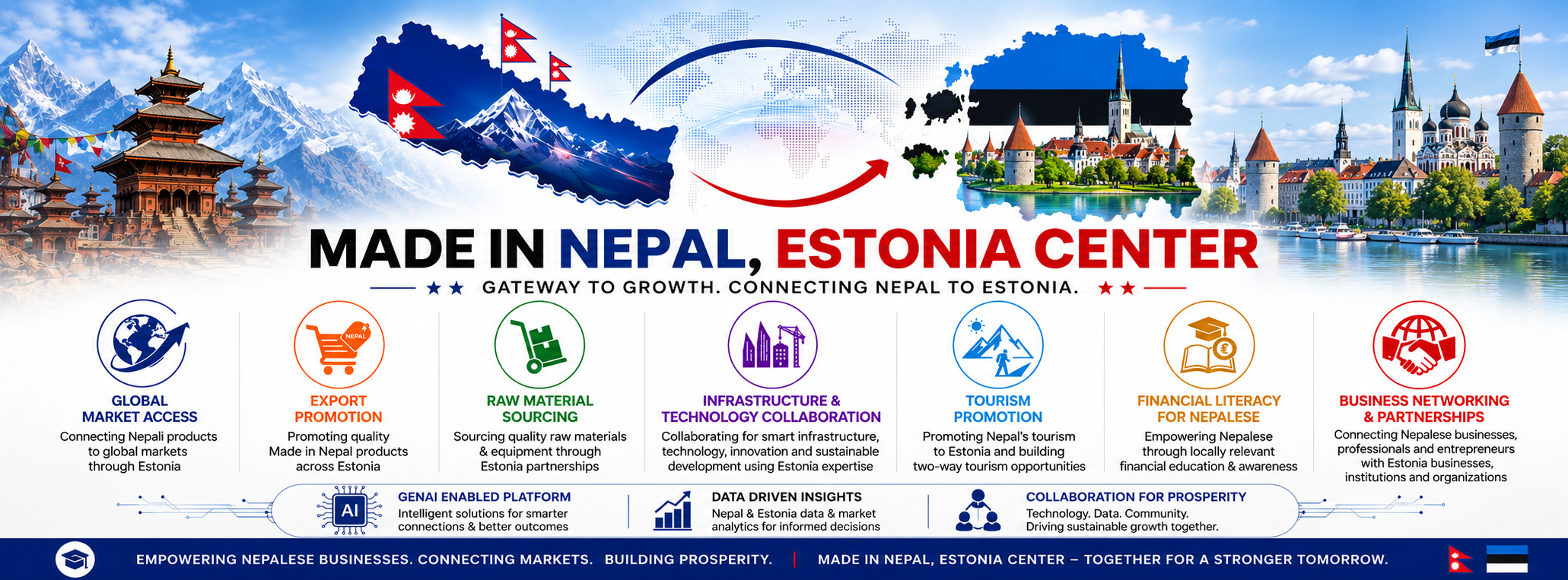 Made in Nepal, Latvia Center cover