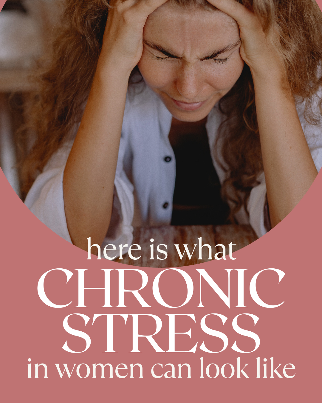 women chronic stress women chronic stress