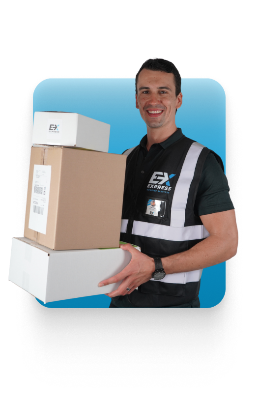a man carrying the package | Express Courier Services