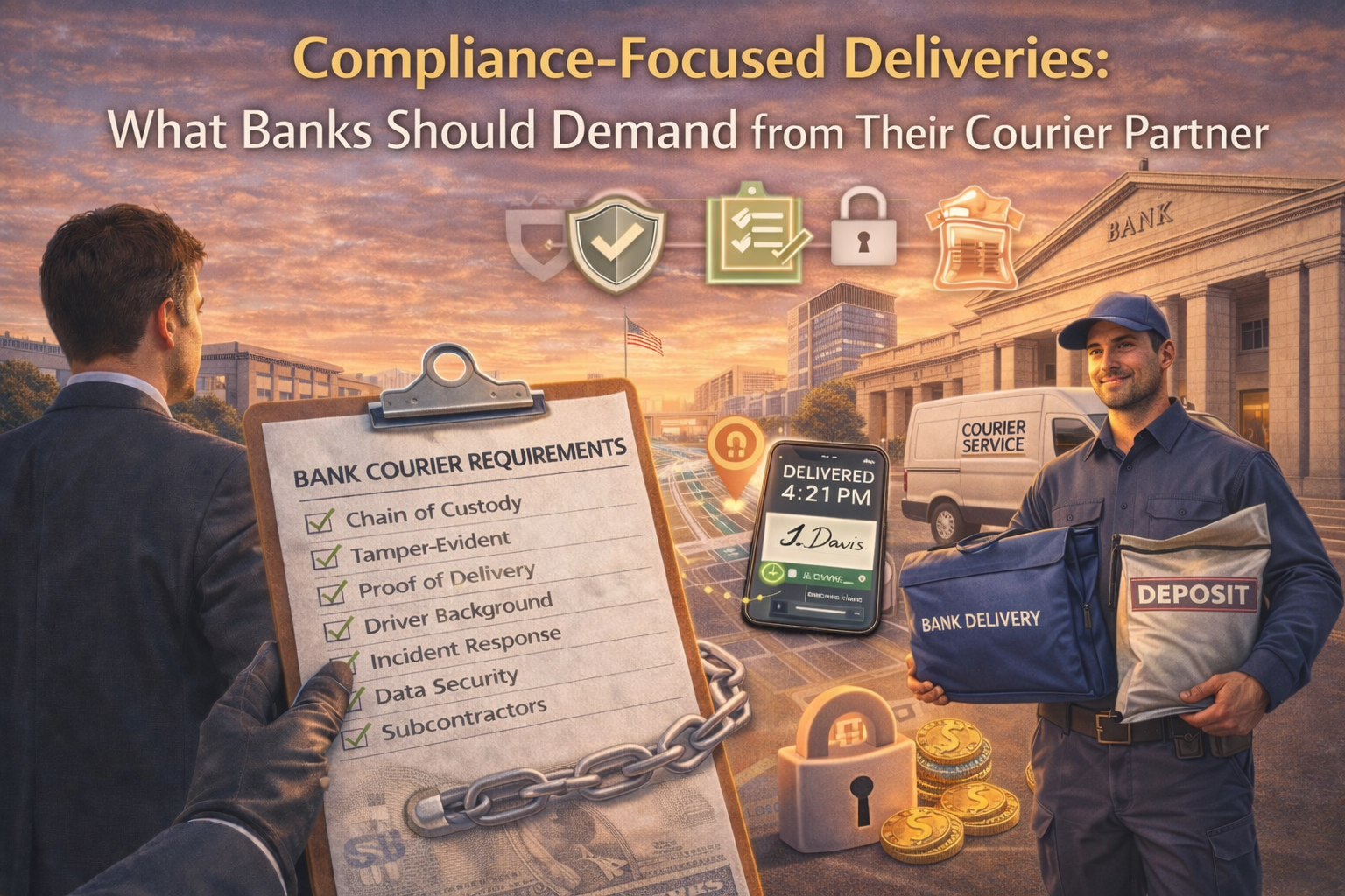 Compliance-Focused Deliveries: What Banks Should Demand from Their Courier Partner