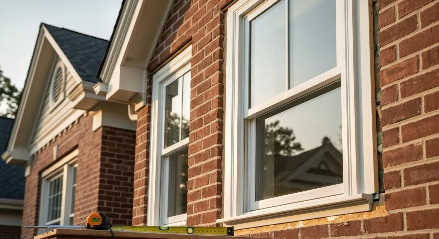 Single-hung window installation