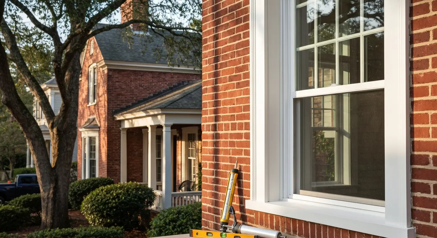 Double-hung window installation