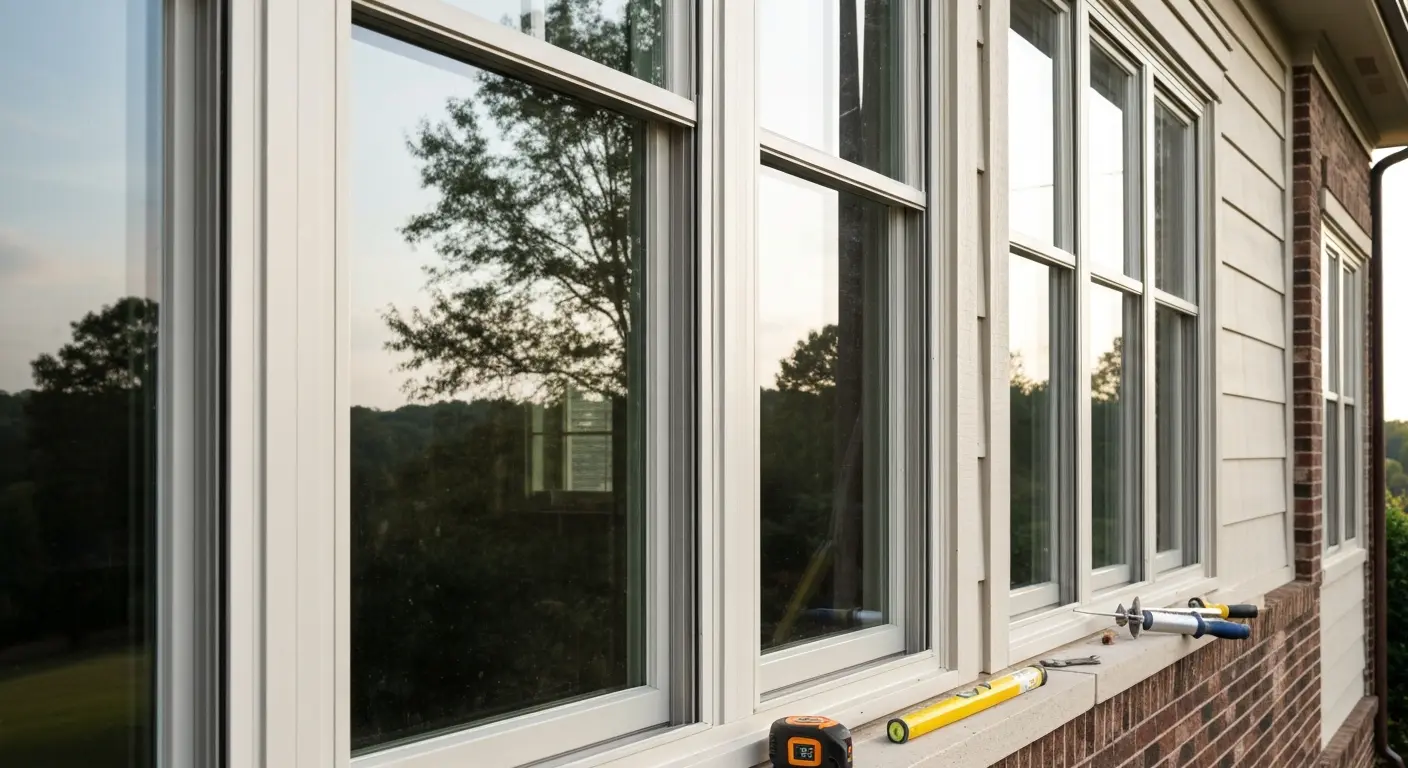 Double-hung window installation