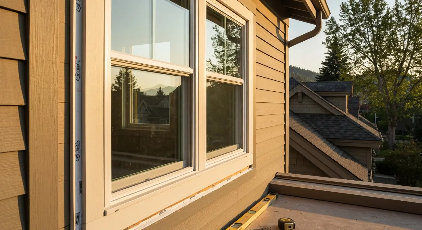 Double-hung window installation