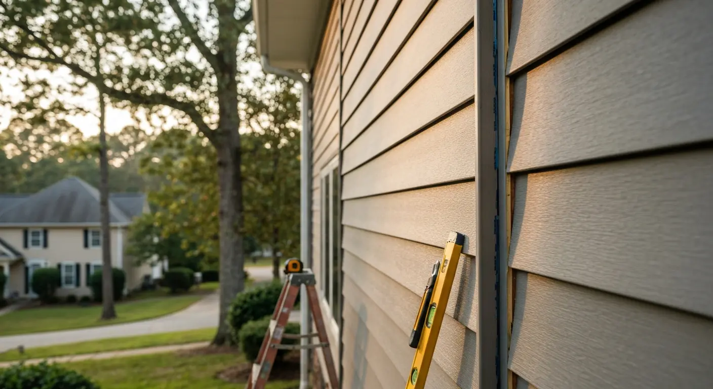 Fiber cement siding installation