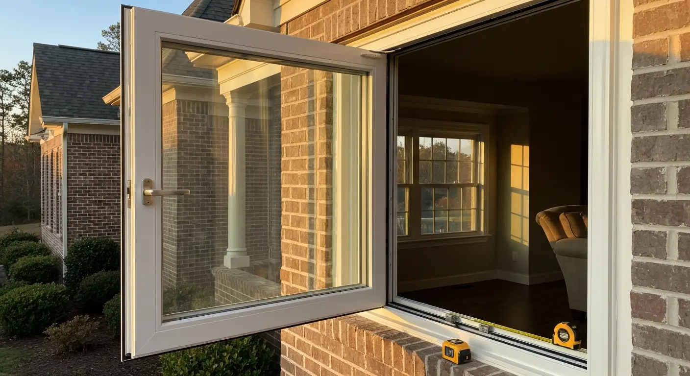 Casement window installation