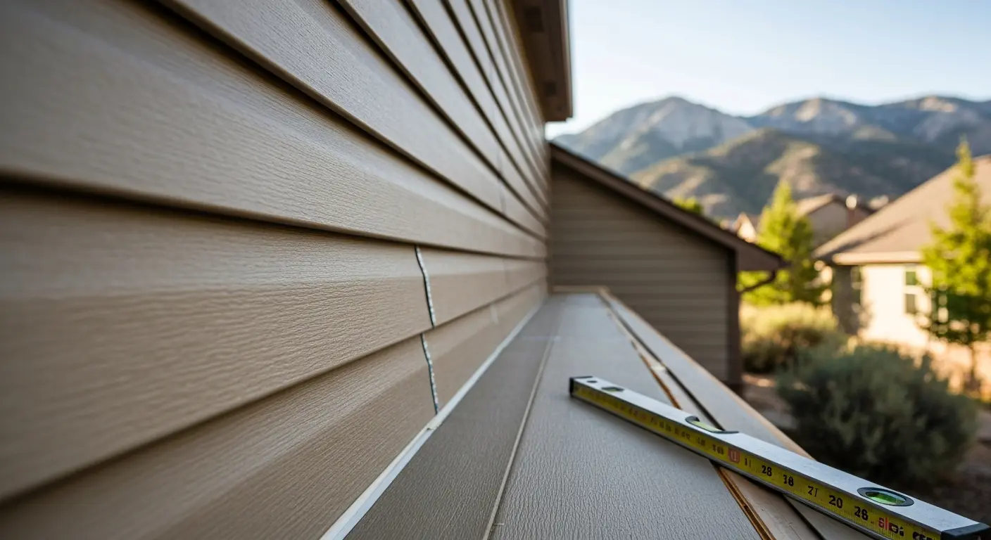 Vinyl siding installation