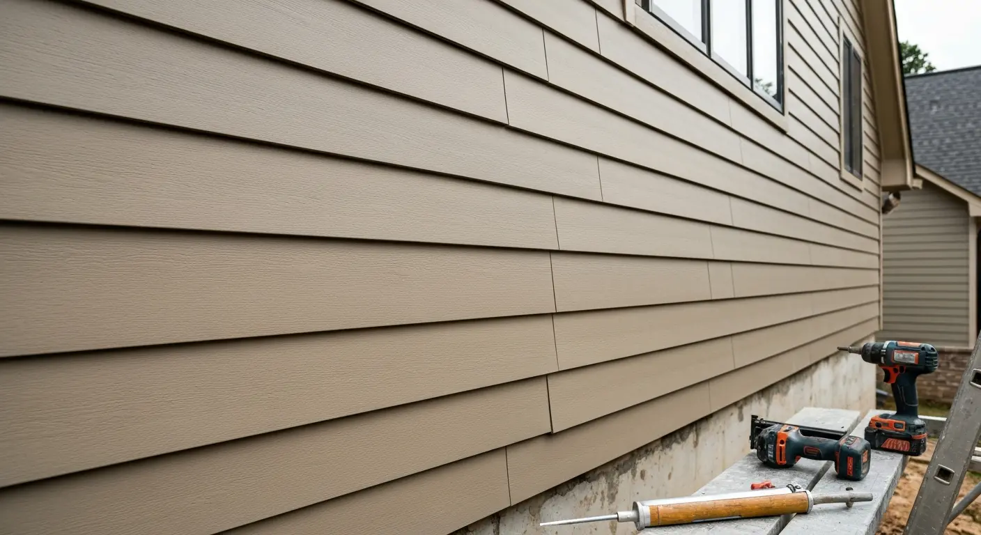 Fiber cement siding installation