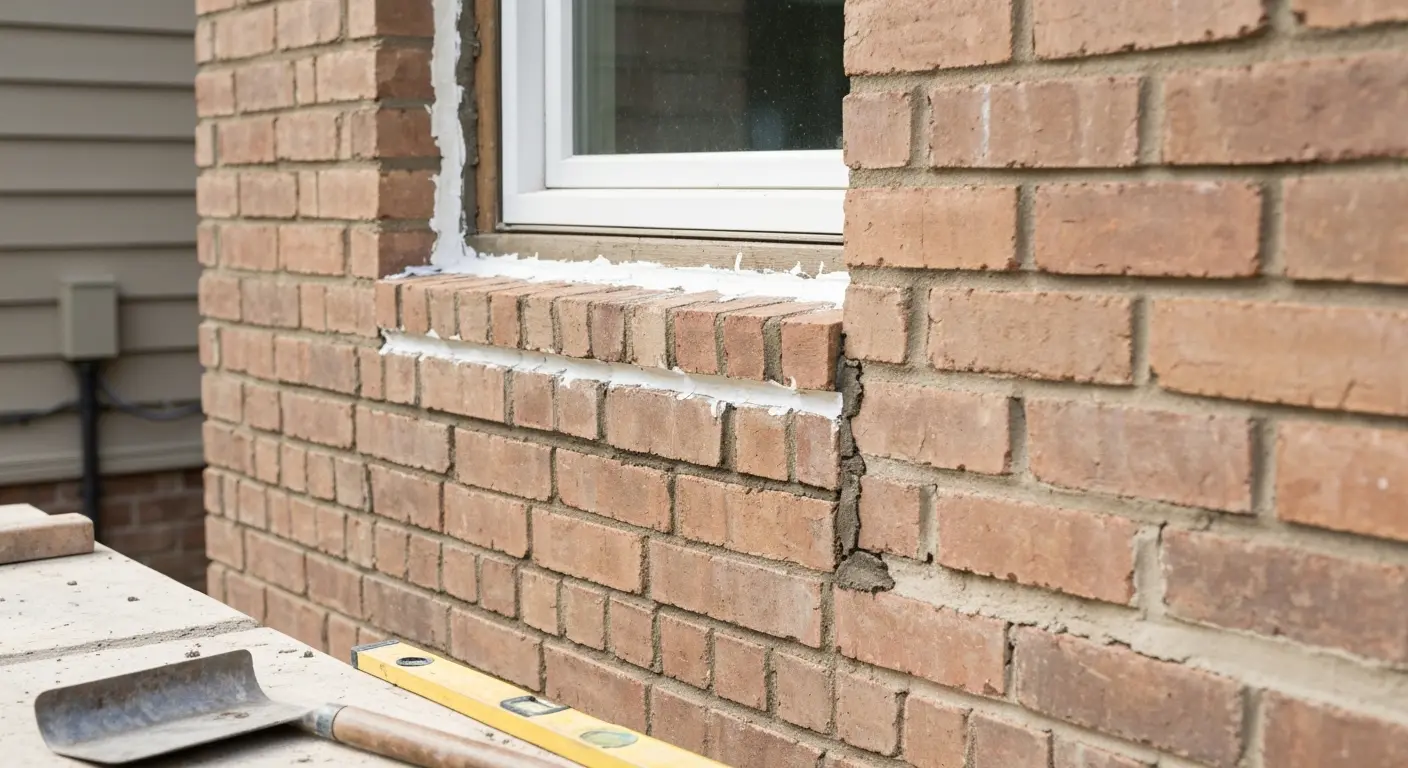 Brick home detail