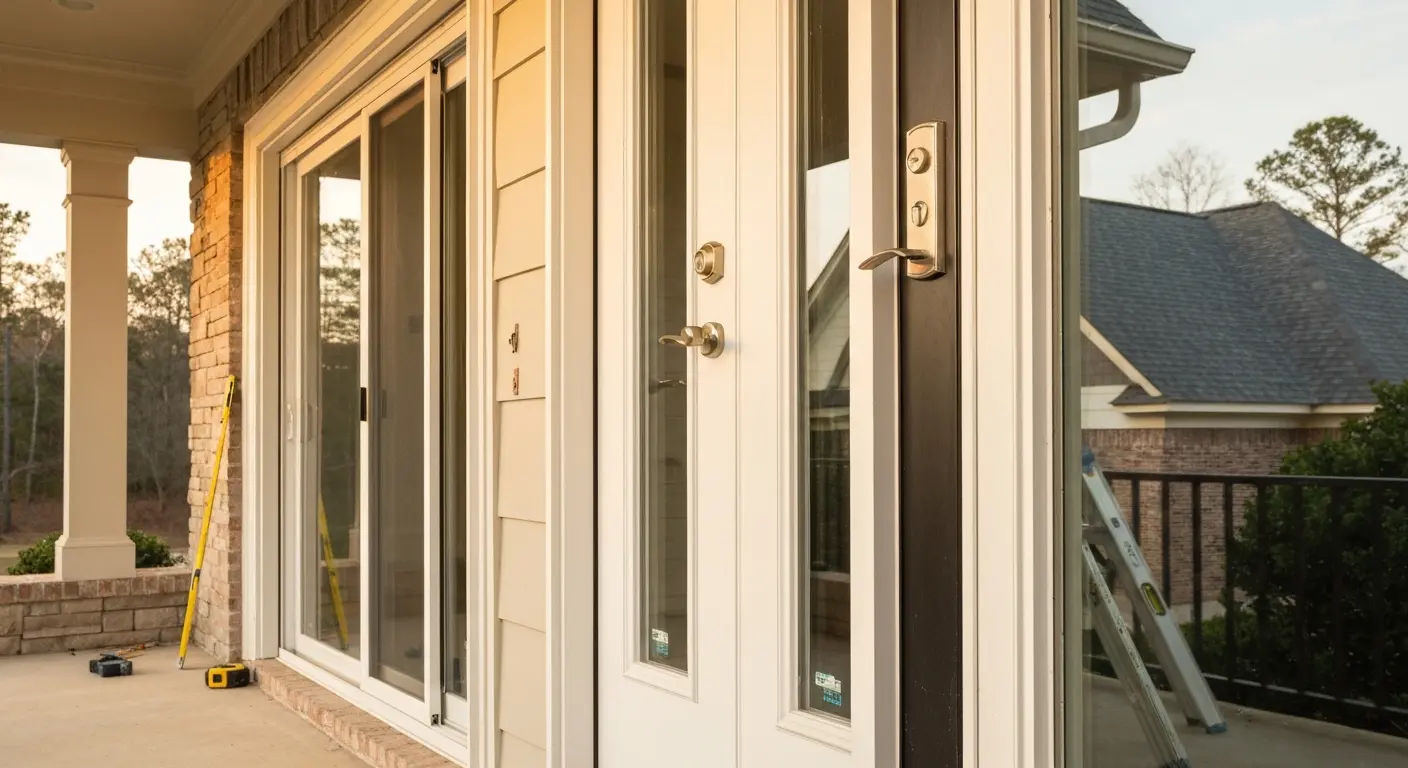 Entry and patio door installation