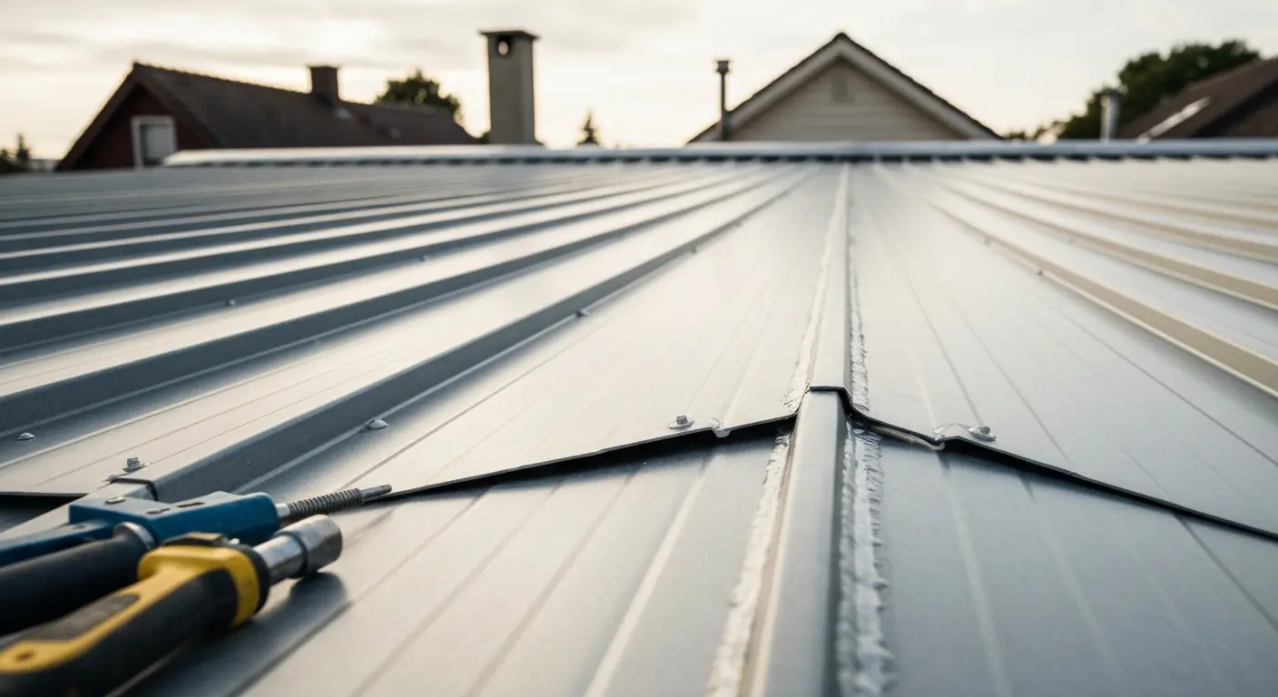Metal roof repair