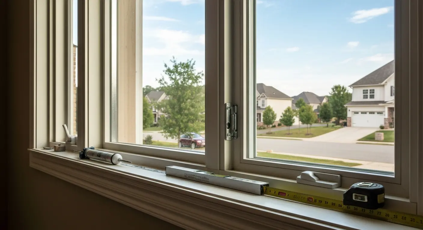 Energy-efficient window installation