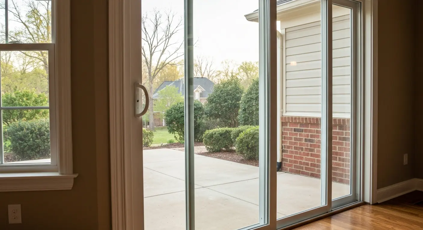 Sliding glass door installation