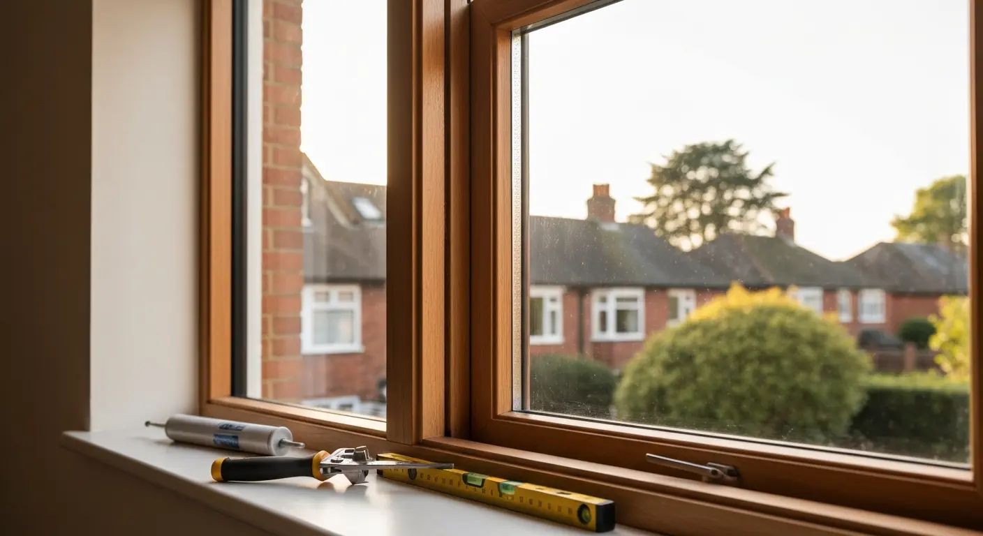 Insert replacement window installation
