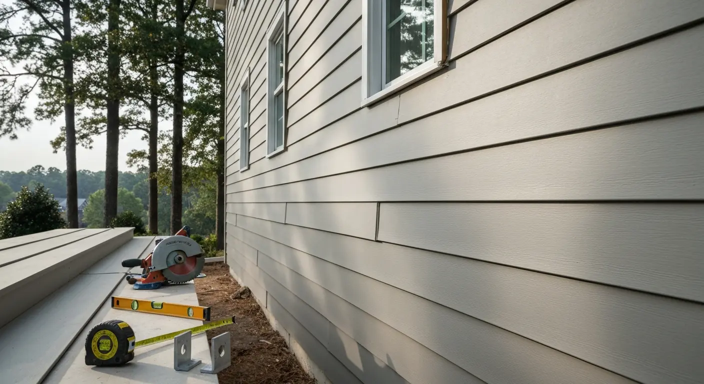 Exterior siding installation