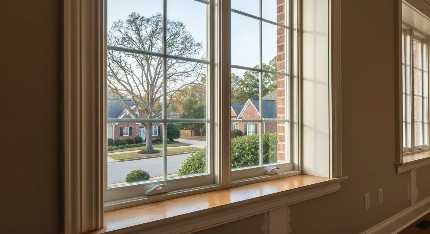 Double-hung window installed in East Cobb home