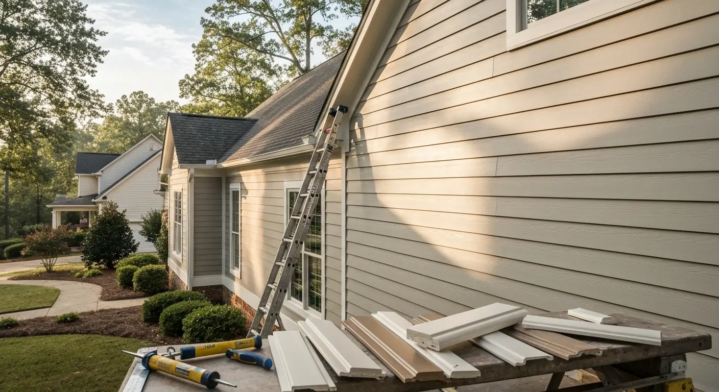 Complete siding replacement project