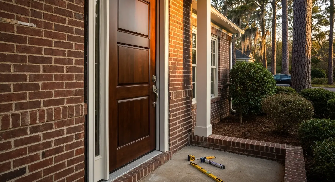 Front door installation