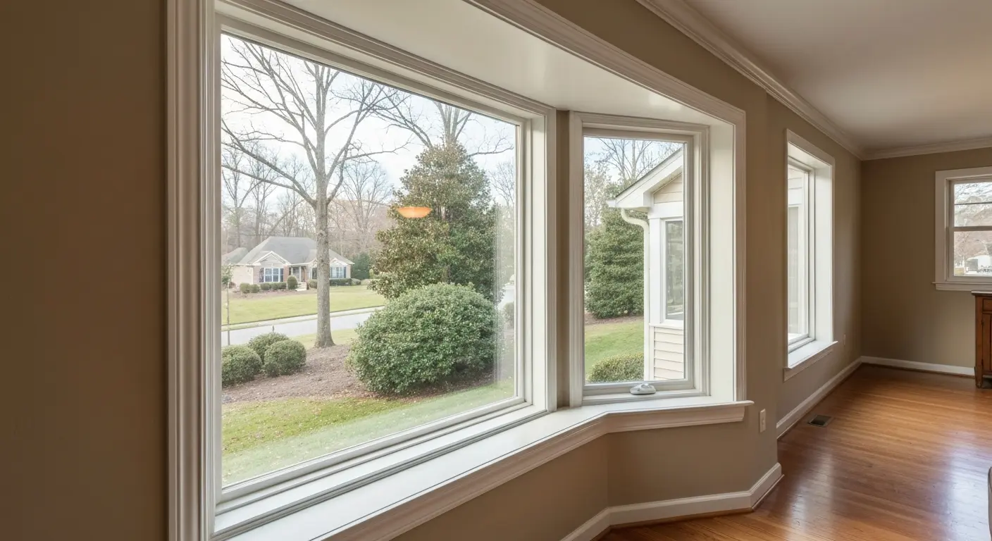 Bay window in East Cobb residence