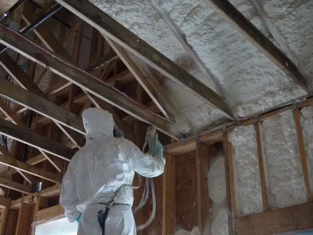 Elite Spray Foam applying Open Cell Spray Foam Insulation