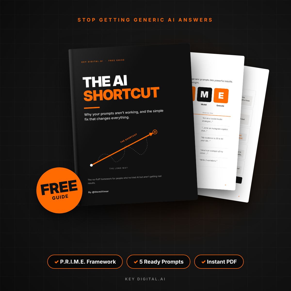 The AI Shortcut — free PDF guide cover