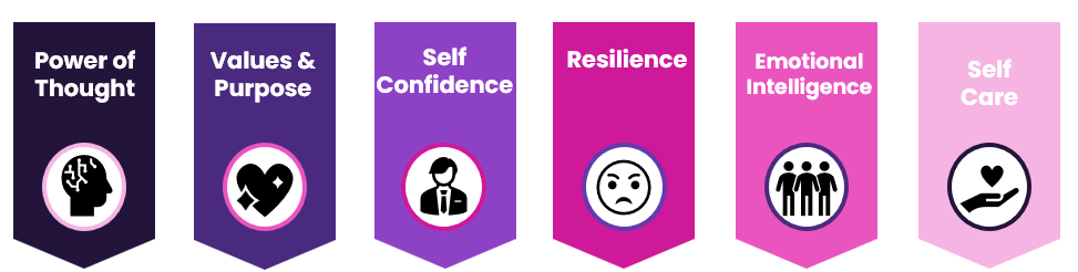 The six pillars of the Mental Wealth coaching programme