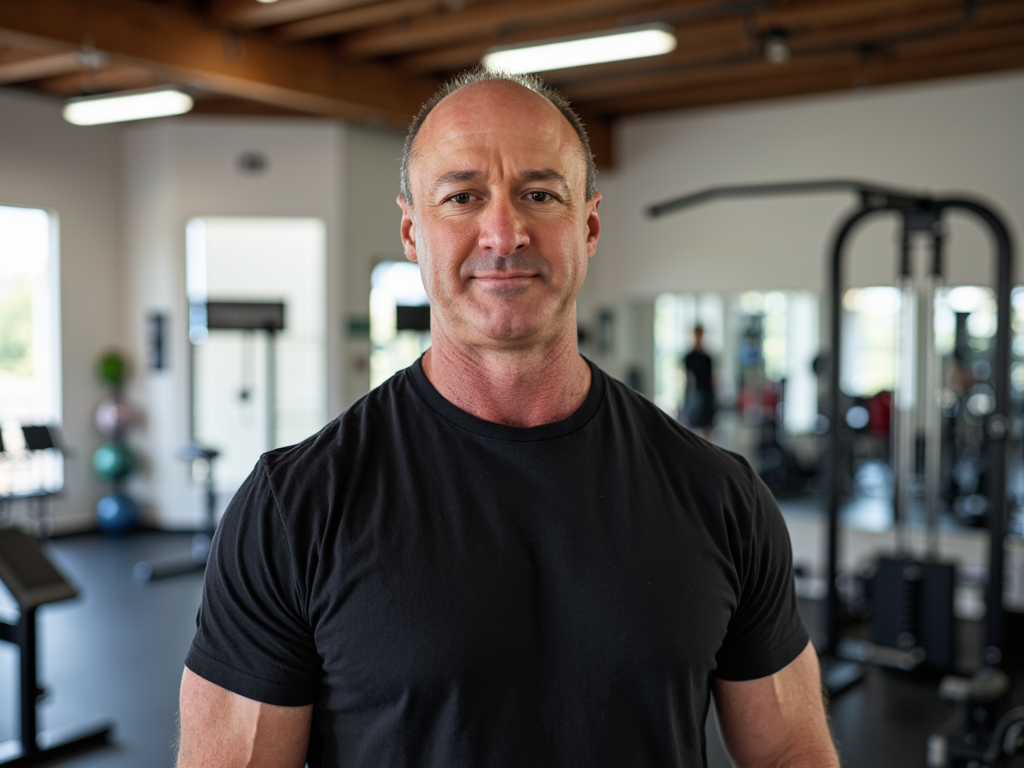 Coach John in the gym