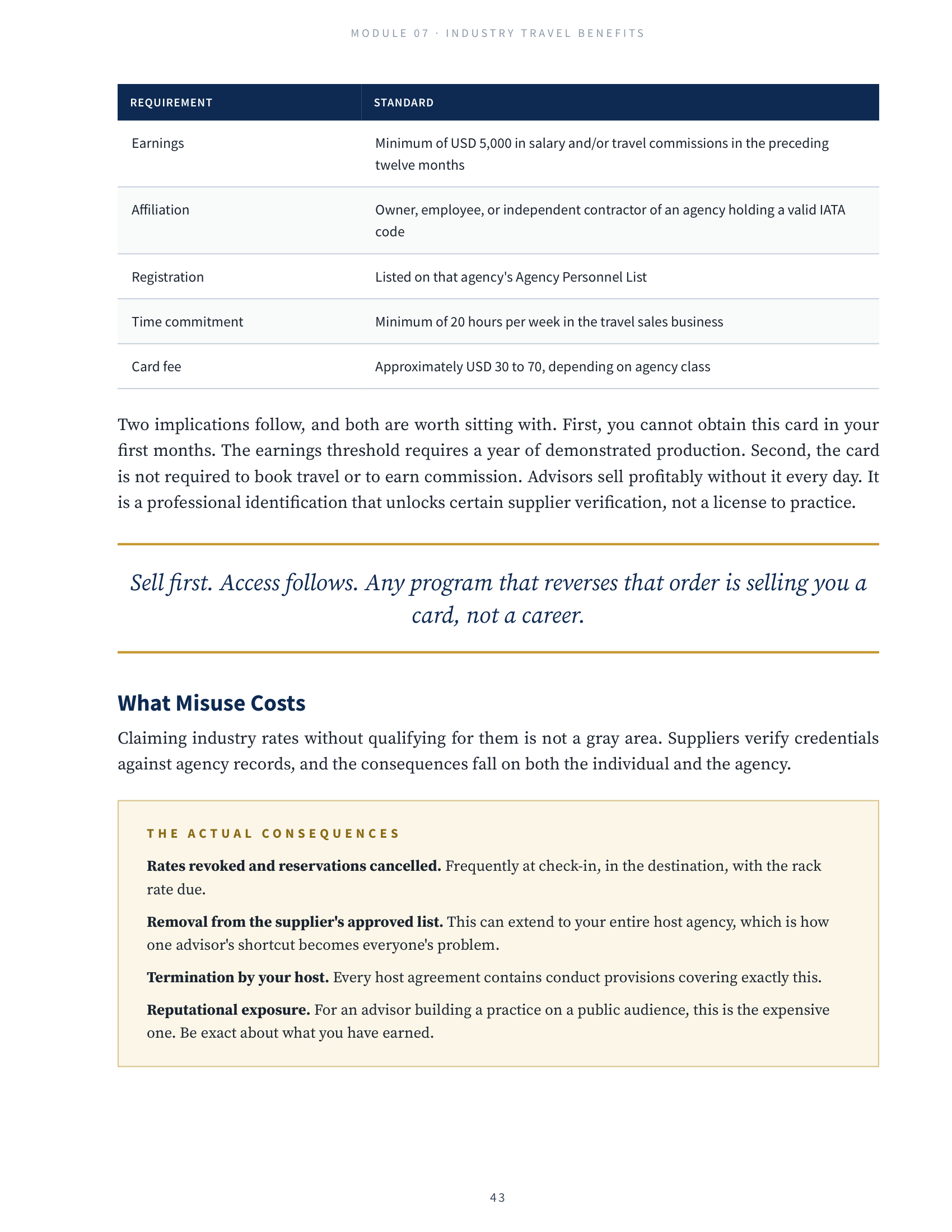 Travel Advisor Blueprint Table and Callout page