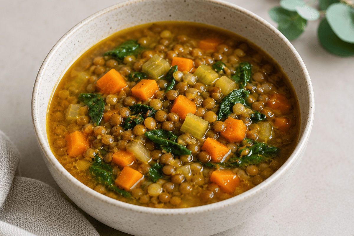 Comforting Lentil & Vegetable Soup Comforting Lentil & Vegetable Soup