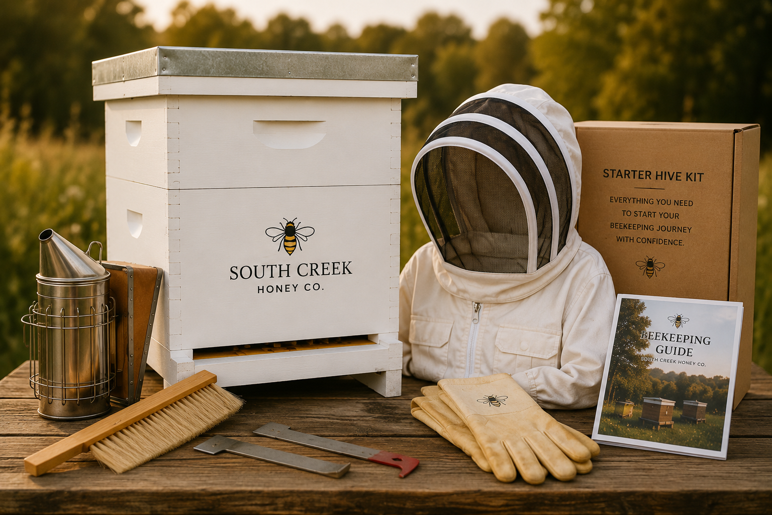 Children learning about bees