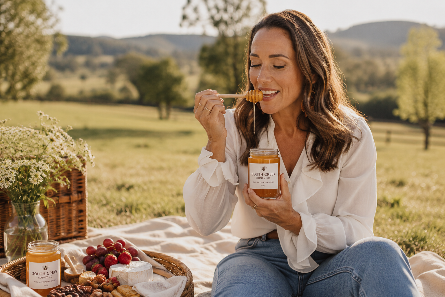 South Creek honey jars