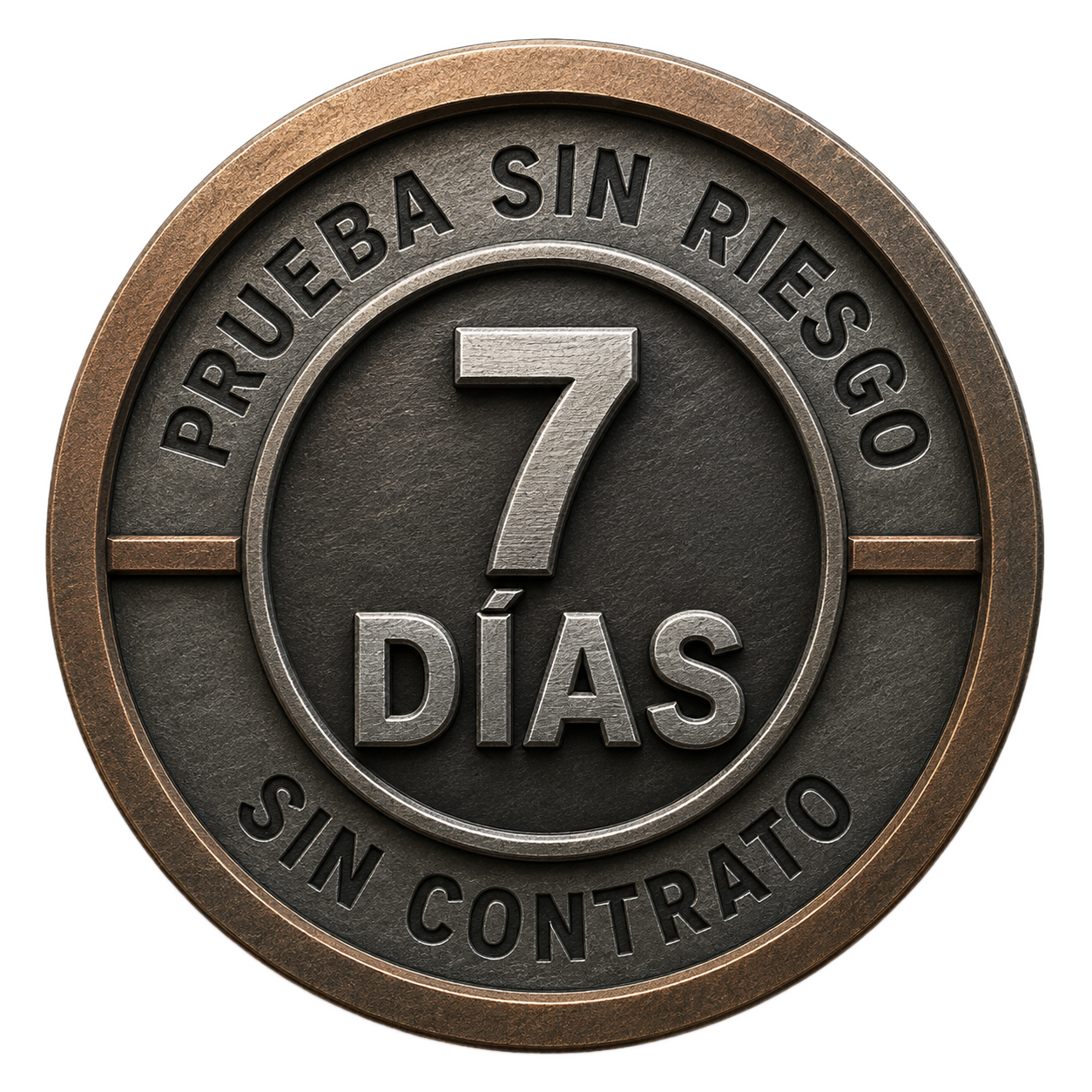 Garantía: 7 días de prueba sin riesgo