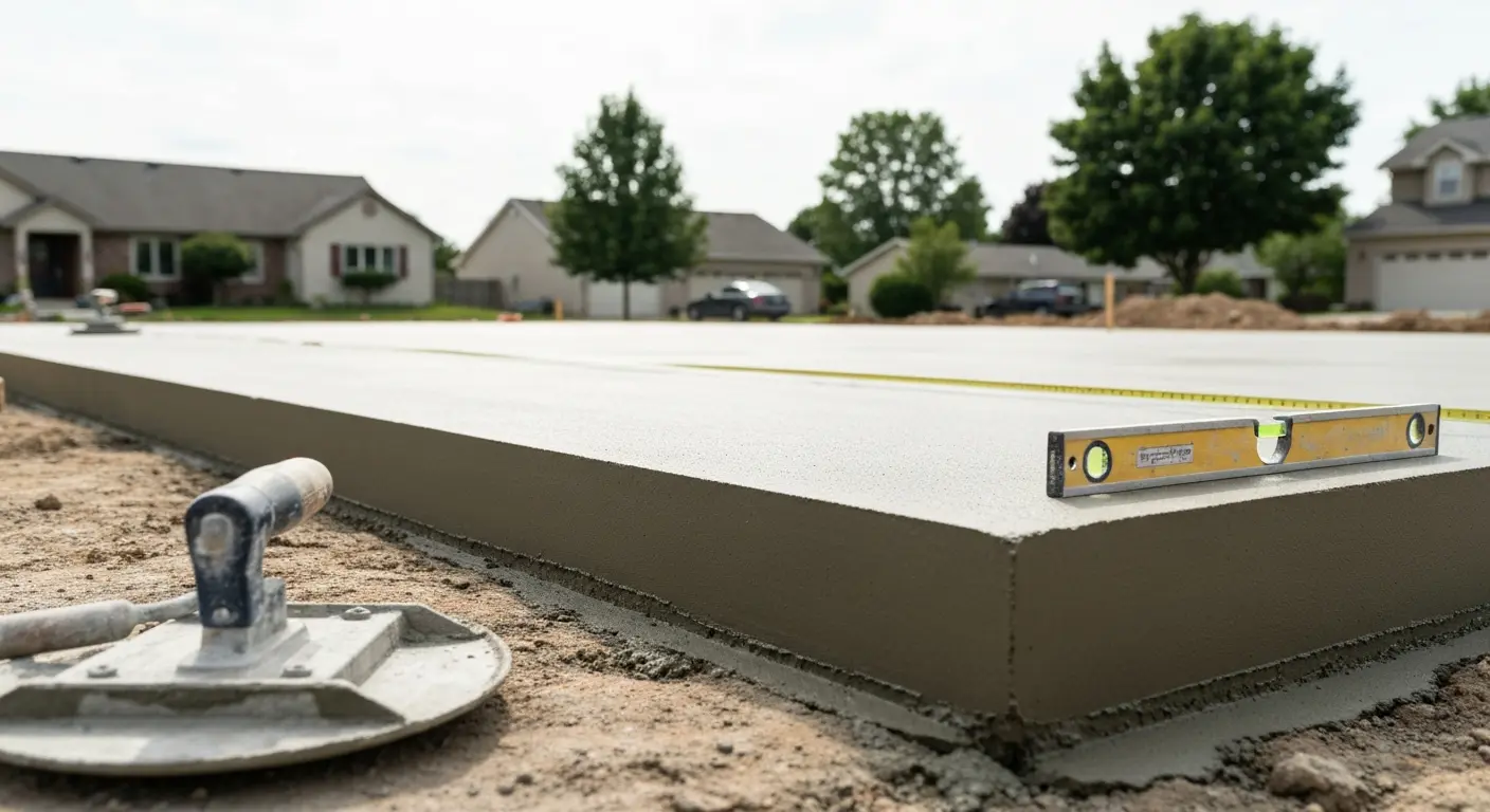 Concrete slab installation
