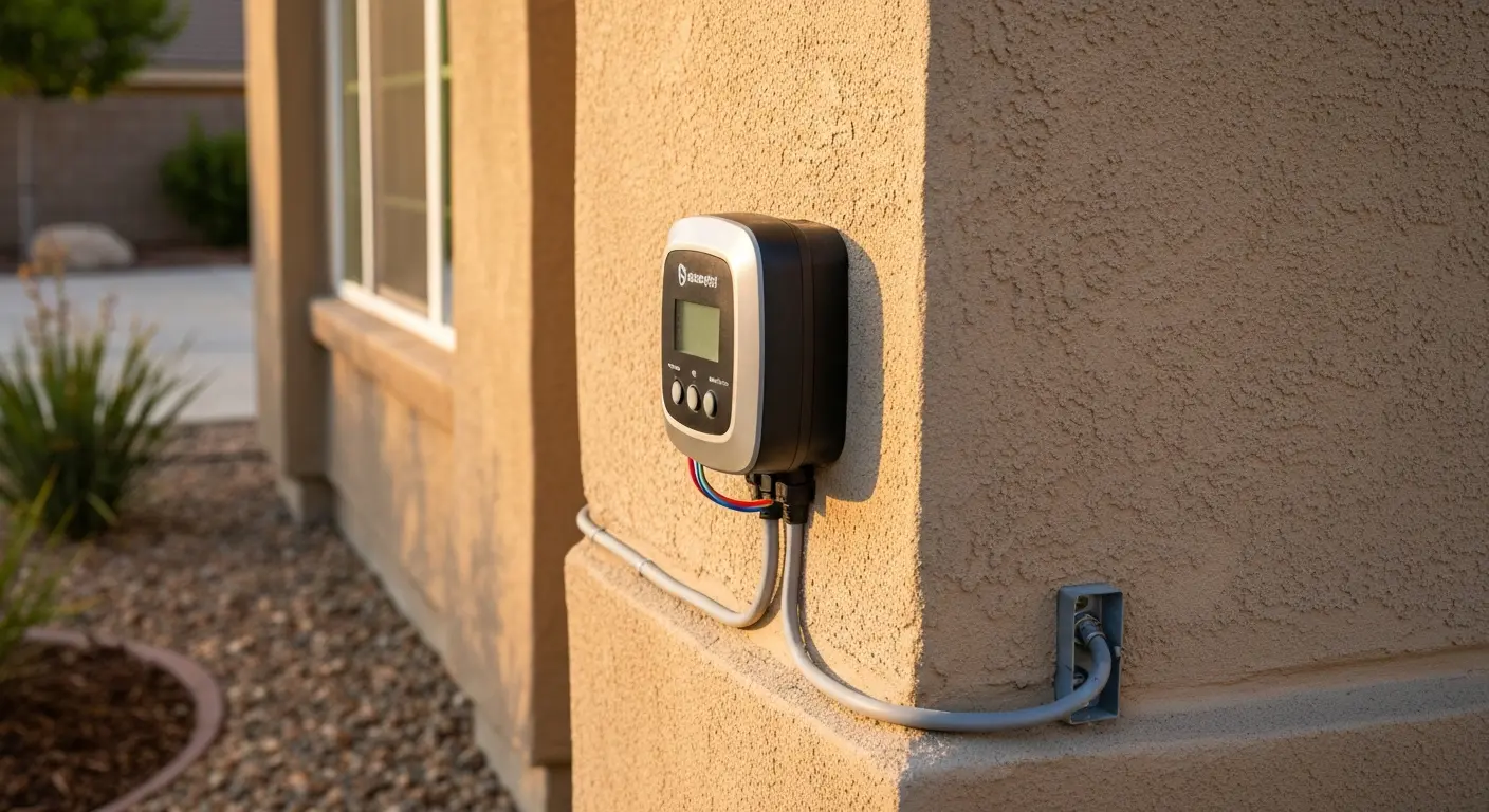 Smart irrigation controller installation