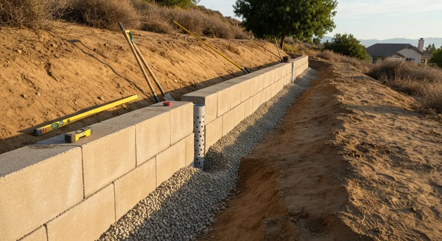 Drainage installation