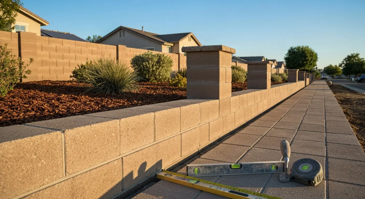 Block wall project