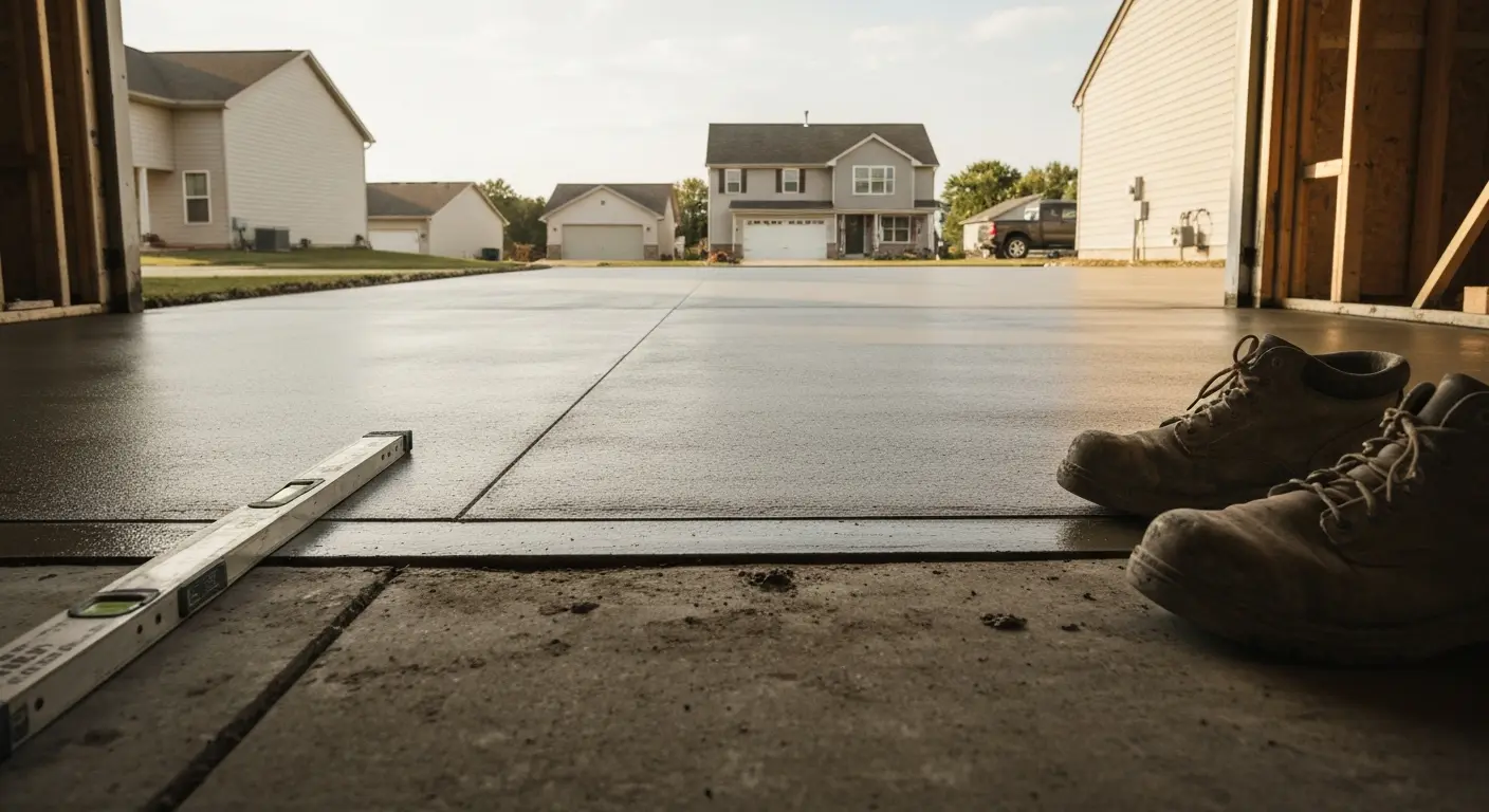 Concrete slab installation