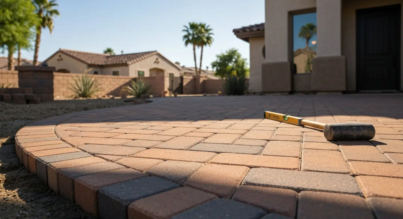 Paver walkway project