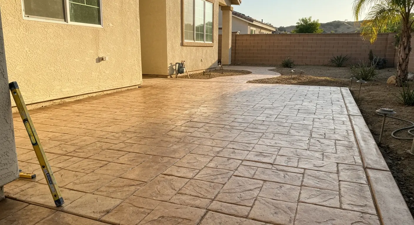Concrete patio service