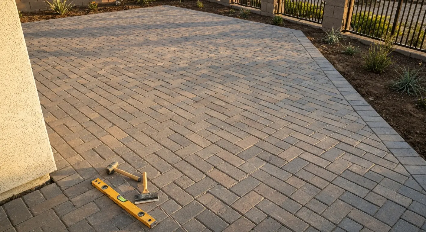 Paver patio design