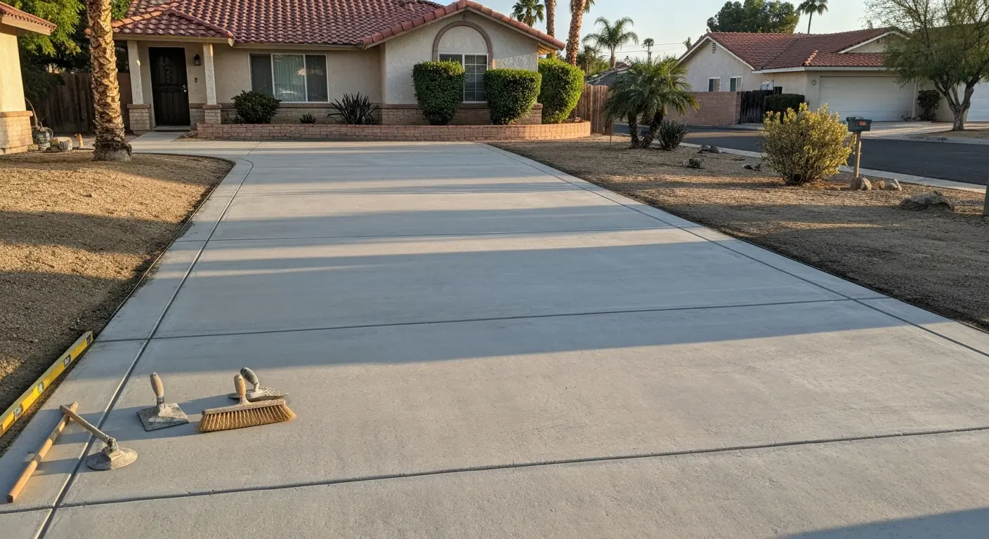 Driveway concrete project