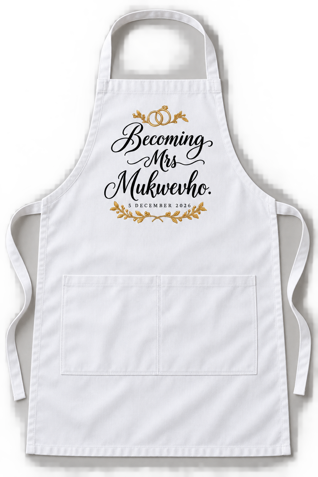Apron printing